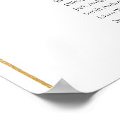 11テーブル金ゴールドアーチ座席表の検索 ポスター (角)