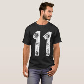 11ハッピービーデイ動揺してピー Tシャツ (正面フル)