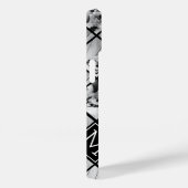 11フォトインスタグラムコラージュカスタムブラックモノグラム Case-Mate iPhoneケース (裏面 / 右)