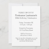 11フォトインスタグラムコラージュ誕生日パーティー 招待状 (正面)