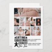 11フォトクリスマスクッキーfor 2妊娠 シーズンカード (正面/裏面)