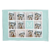 11フォトグリッド工業用ボックス名 – aqua 枕カバー (正面)