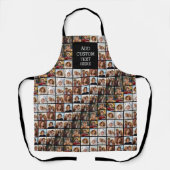 11フォトコラージパターン – モノグラカスタムム エプロン (正面)