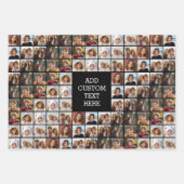 11フォトコラージパターン – モノグラカスタムム ラッピングペーパーシート (正面3)