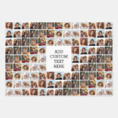 11フォトコラージパターン – モノグラカスタムム ラッピングペーパーシート (正面2)