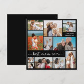 11フォトコラージュお最高の母さんグリーティングカード (正面/裏面)