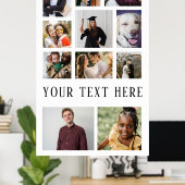 11フォトコラージュのポスター ポスター (ホームオフィス)