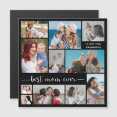 11フォトコラージュ最高のママーエバーマグネティックカード (正面/裏面)