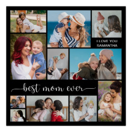 11フォトコラージュ最高のマー今まで光沢 ポスター