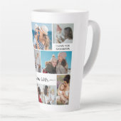 11フォトコラージュ最高のマー カフェラテマグ (右アングル)