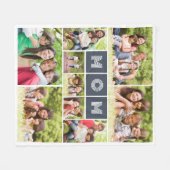 11フォトコラージュ母の日 フリースブランケット (正面(横))