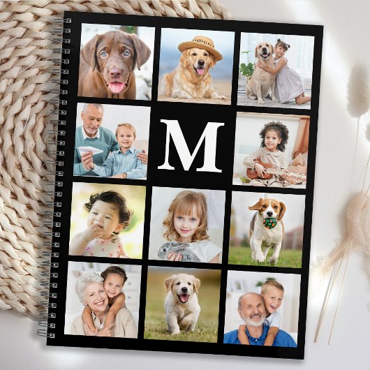 11フォトパーソナライズされたコラージュトレンディーエメラルドグリーン プランナー手帳