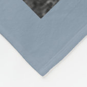 11フォトパーソナライズされたコラージュ賛美ダスティブルー フリースブランケット (角)