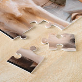 11フォトユニークコラージミニマリストシンプルブラック ジグソーパズル (側面)