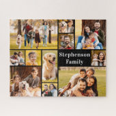 11フォトユニークコラージュシンプルパーソナライズされた ジグソーパズル (横)