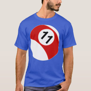 11ボールプールアンプビリヤード Tシャツ