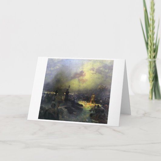 #11ヴィットコフ・ヒルの戦い後ミュシャ カード (正面)