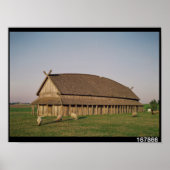 11世紀のバイキング家の再建 ポスター (正面)