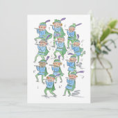 11人のパイパーがパイプを吹く 招待状 (スタンド正面)