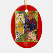 11人のパイパーの配管 セラミックオーナメント (裏面)