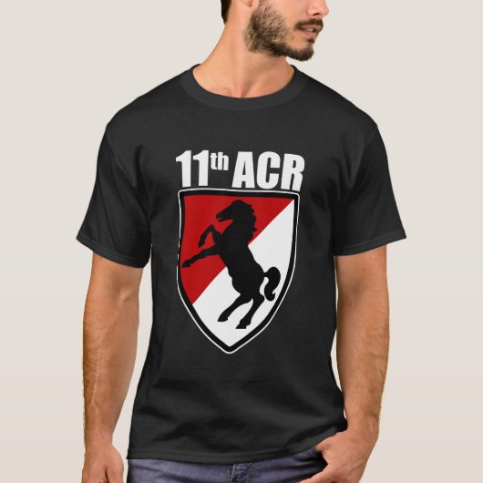 11人のACRの黒 Tシャツ (正面)