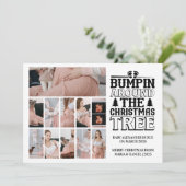 11写真クリスマスツリー妊娠のお知らせ シーズンカード (スタンド正面)