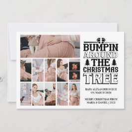 11写真クリスマスツリー妊娠のお知らせ シーズンカード