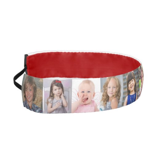 11写真テンプレートパーソナライズされたリストキーチェーン アスレチックヘッドバンド (左)