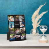 11写真パーソナライズされたコラージュ最高のパパ・エバーギフト フォトプラーク (側面)