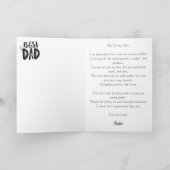 11写真パーソナライズされたコラージュ父の日用カード カード (内部)