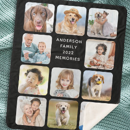 11写真パーソナライズされたコラージュ独自の作成 シェルパブランケット