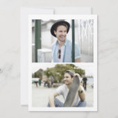 11写真モダンコラージュ卒業 案内状 (裏面)