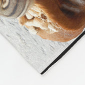 11匹のシマリスが付いているフリースのシマリス毛布 フリースブランケット (角)