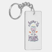 11周年のシャンパ結婚ン応援 キーホルダー (正面左)