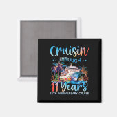 11周年クルーズTシャツ クルーズで11年を振り返ろう マグネット (正面/裏面)