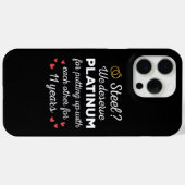 11周年結婚I – スチールカップルおもしろいズ Case-Mate iPhoneケース (裏面 (横))