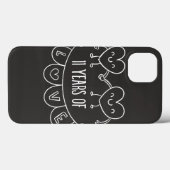 11周年記念ギフトチョークハート Case-Mate iPhoneケース (裏面 (横))