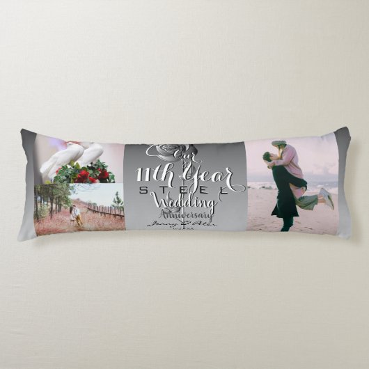 11周年記念スチ結婚ールバラ ボディピロー (正面)