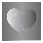 11周年記念結婚スチール製カラーハート枠 フォトキューブ (右)