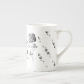 11周年鉄結婚鋼バラ ボーンチャイナマグカップ (右)