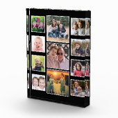 11家族で自分の写真を作るコラージュブラック フォトブロック (右)
