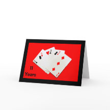 11年は大変だ！アニバーサリーカード