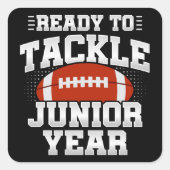 11年生サッカー即戦力新学期 スクエアシール (正面)