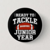 11年生サッカー即戦力新学期 缶バッジ (正面)