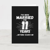 11年目の結婚記念日あるある　面白い カード (正面)