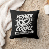 11年目の結婚記念日 クッション (ブランケット)