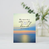 11彼は永遠を人間のハートに置く ポストカード (スタンド正面)