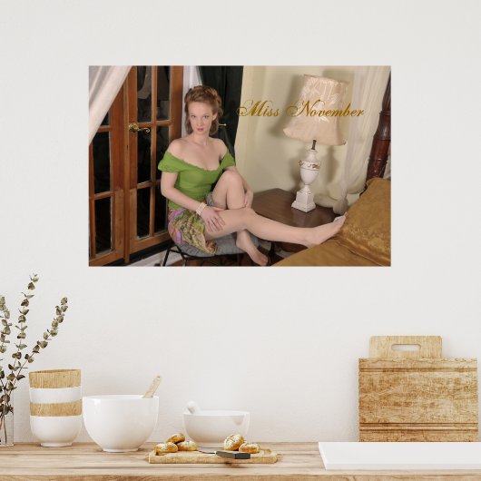 11恋しく思月 – ポスター (キッチン)