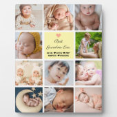 11最高の枚のコラージュおばあちゃん フォトプラーク (正面)