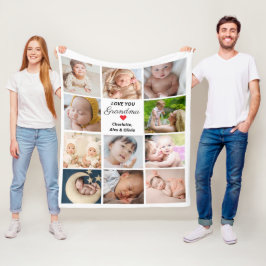 11最高の枚のコラージュおばあちゃん フリースブランケット